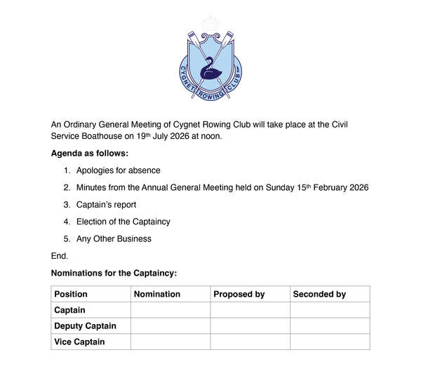 2026 OGM Agenda