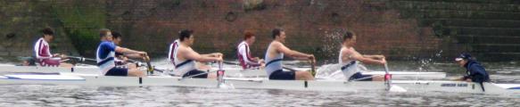 Novice 4+, from bow...