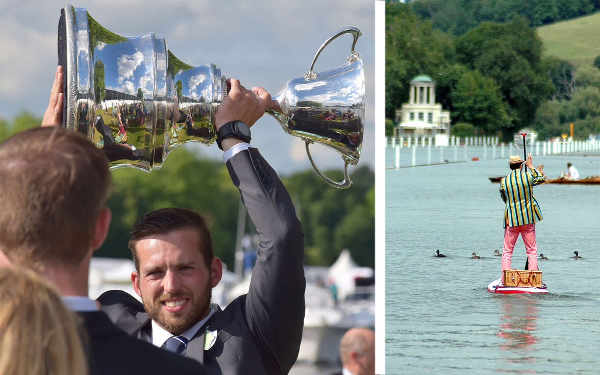Incomparable silverware but Everybody does Henley in their own way...